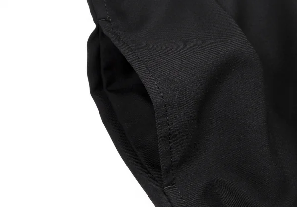 トリココムデギャルソンtricot COMME des GARCONS ポリギャバツータックパンツ 黒S K-114460_005