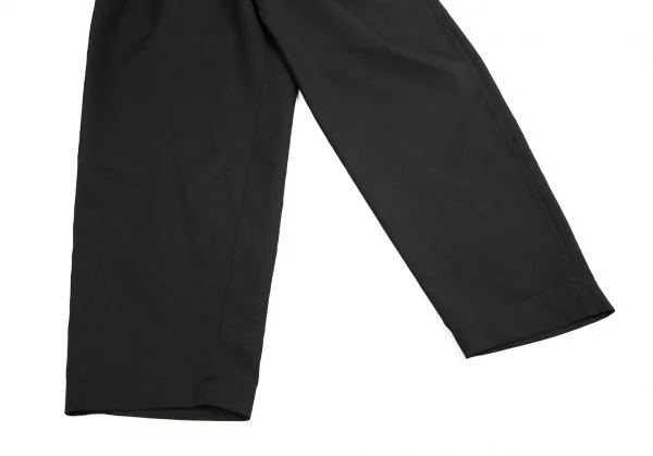 トリココムデギャルソンtricot COMME des GARCONS ポリギャバツータックパンツ 黒S K-114460_006