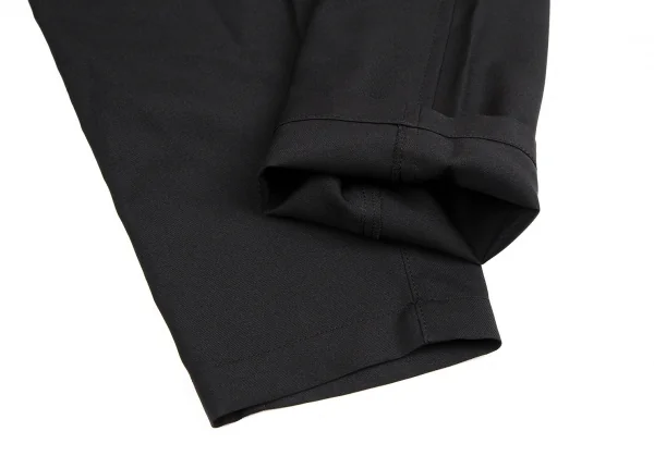 トリココムデギャルソンtricot COMME des GARCONS ポリギャバツータックパンツ 黒S K-114460_007