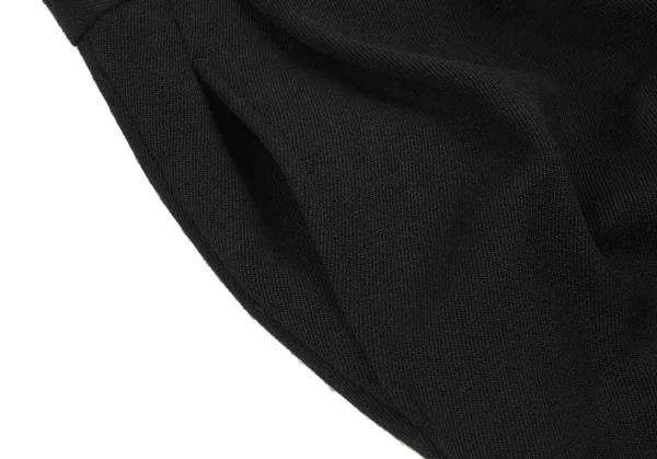 コムコム コムデギャルソンCOMME des GARCONS ウールナイロンスリータックパンツ 黒XS K-114486_006