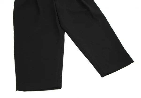 コムコム コムデギャルソンCOMME des GARCONS ウールナイロンスリータックパンツ 黒XS K-114486_007