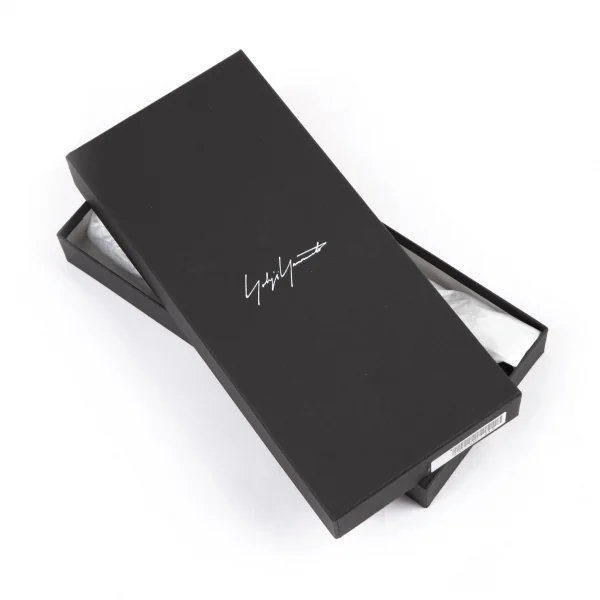 ヨウジヤマモト プールオムYohji Yamamoto POUR HOMME チェーン付きギターICカードケース 黒 K-114512_012