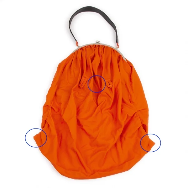 ヨウジヤマモト ファムYohji Yamamoto FEMME がま口2WAYショルダーバッグ オレンジ K-114521_008