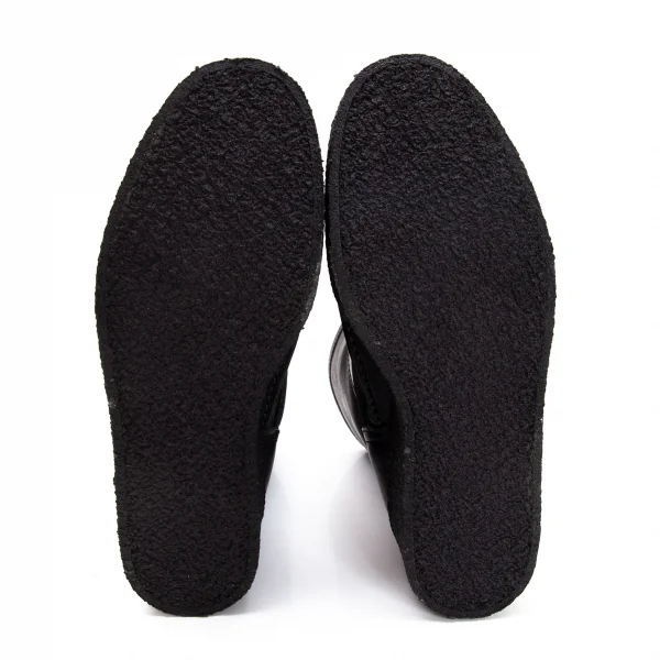 新品!ワイズY's ベルテッドレザーラバーソールブーツ 黒4(23.5位) K-114522_005