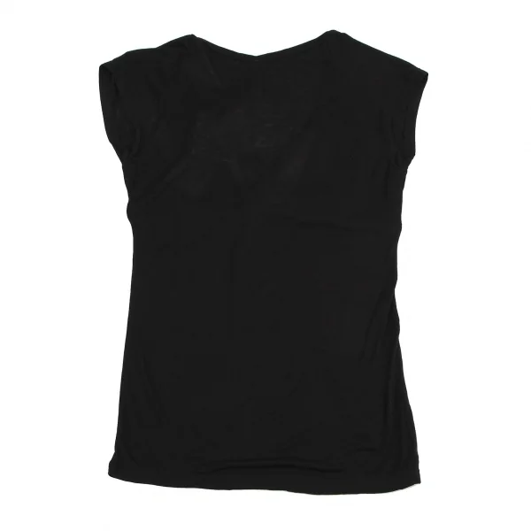 ジョンガリアーノJohn Galliano ロゴベルトデザインストレッチノースリーブ 黒40 K-114527_009