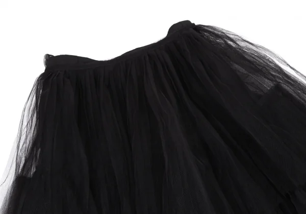 コムデギャルソンCOMME des GARCONSチュール巻きスカートウールパンツ 黒M K-114567_002