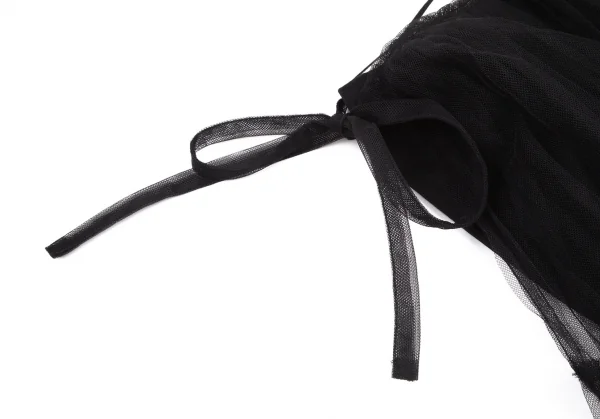 コムデギャルソンCOMME des GARCONSチュール巻きスカートウールパンツ 黒M K-114567_003