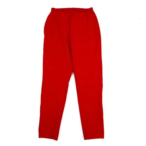 コムデギャルソンCOMME des GARCONS ストレッチテーパードレギンスパンツ 赤M位 K-114568_001