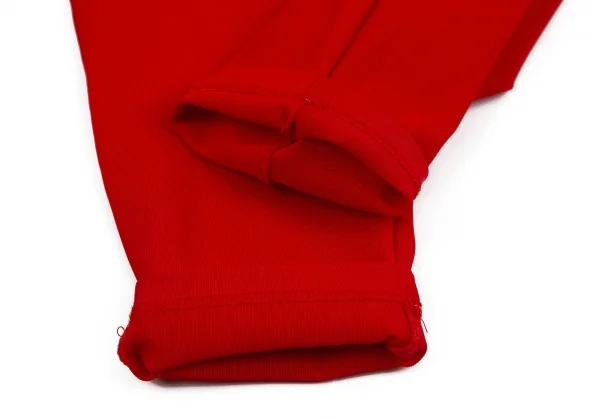 コムデギャルソンCOMME des GARCONS ストレッチテーパードレギンスパンツ 赤M位 K-114568_005