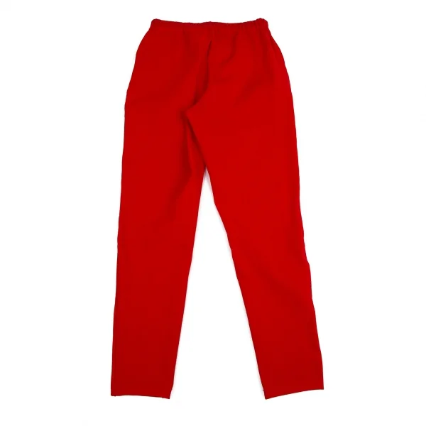 コムデギャルソンCOMME des GARCONS ストレッチテーパードレギンスパンツ 赤M位 K-114568_006