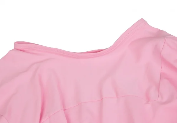 コムデギャルソンCOMME des GARCONS ワイヤーフリルデザインストレッチアシンメトリースカート ピンクS K-114573_004