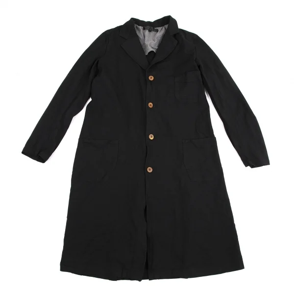 COMME des GARCONSトリココムデギャルソン　黒　コート　ブラック トリココムデギャルソンtricot COMME des GARCONS ウール