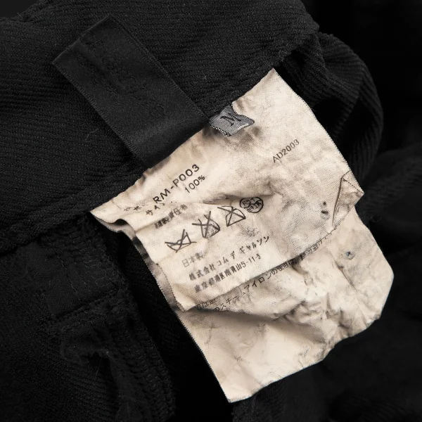 robe de chambre COMME des GARCONS Poly Hem Round Wide Pants K-114578_015