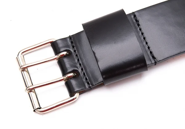 コムデギャルソンCOMME des GARCONS コルセットレザーベルト 黒80 K-114585_005