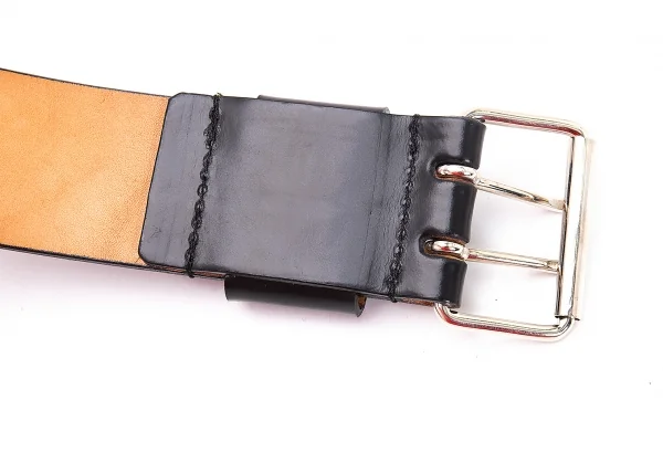 コムデギャルソンCOMME des GARCONS コルセットレザーベルト 黒80 K-114585_008