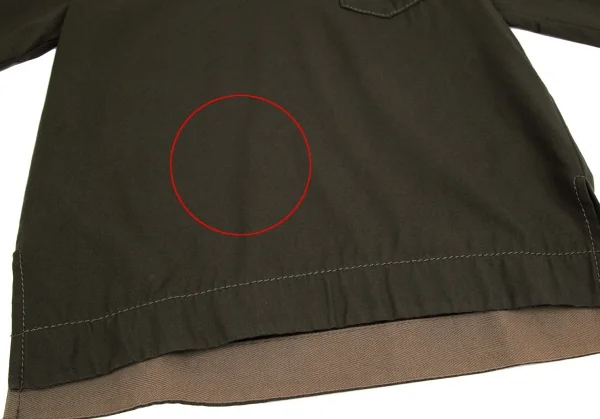 sacai Velor Collar Switching Wool Polo Shirt K-114586_009