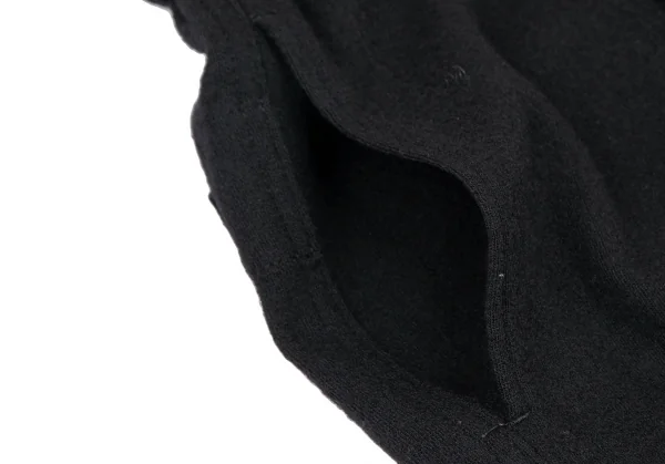 ジュンヤワタナベマン コムデギャルソンJUNYA WATANABE MAN COMME des GARCONS コーデュロイポケットウールニットジョガーパンツ 黒XS K-114591_011