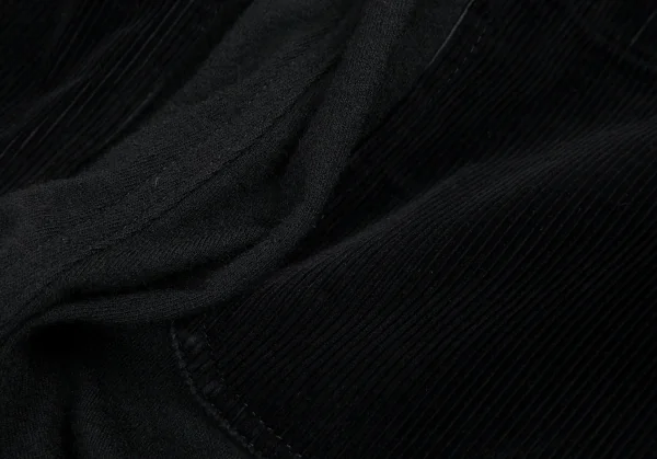 ジュンヤワタナベマン コムデギャルソンJUNYA WATANABE MAN COMME des GARCONS コーデュロイポケットウールニットジョガーパンツ 黒XS K-114591_014