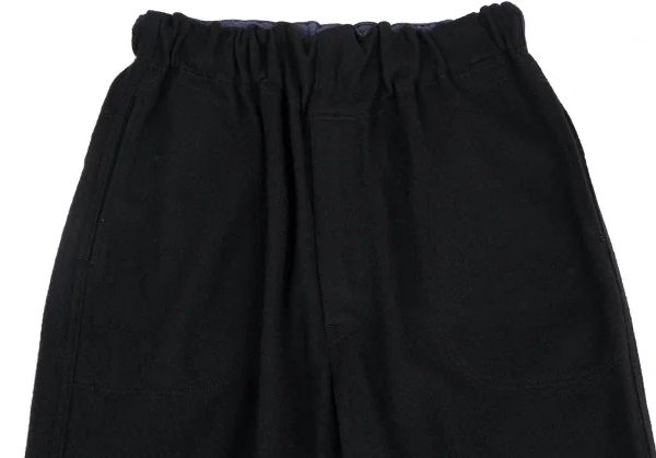 ジュンヤワタナベマン コムデギャルソンJUNYA WATANABE MAN COMME des GARCONS コーデュロイポケットウールニットジョガーパンツ 黒XS K-114591_007