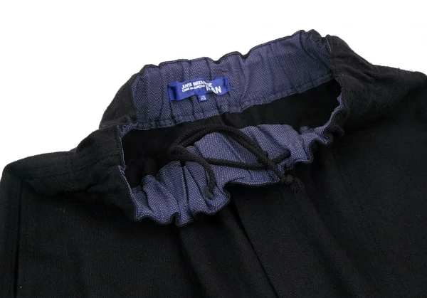 ジュンヤワタナベマン コムデギャルソンJUNYA WATANABE MAN COMME des GARCONS コーデュロイポケットウールニットジョガーパンツ 黒XS K-114591_009
