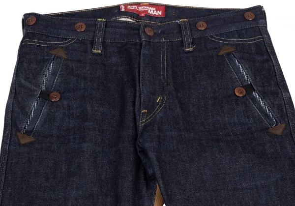 ジュンヤワタナベ マン コムデギャルソン×リーバイスJUNYA WATANABE MAN COMME des GARCONS×Levi's ダック地切替デザイン再構築デニムパンツ インディゴS K-114593_002