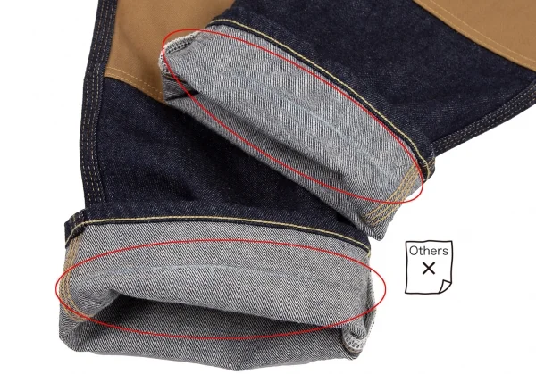 ジュンヤワタナベ マン コムデギャルソン×リーバイスJUNYA WATANABE MAN COMME des GARCONS×Levi's ダック地切替デザイン再構築デニムパンツ インディゴS K-114593_011