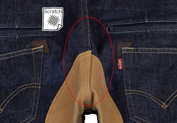 ジュンヤワタナベ マン コムデギャルソン×リーバイスJUNYA WATANABE MAN COMME des GARCONS×Levi's ダック地切替デザイン再構築デニムパンツ インディゴS K-114593_014