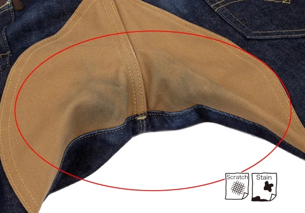 ジュンヤワタナベ マン コムデギャルソン×リーバイスJUNYA WATANABE MAN COMME des GARCONS×Levi's ダック地切替デザイン再構築デニムパンツ インディゴS K-114593_015