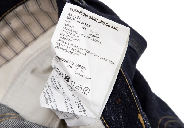 ジュンヤワタナベ マン コムデギャルソン×リーバイスJUNYA WATANABE MAN COMME des GARCONS×Levi's ダック地切替デザイン再構築デニムパンツ インディゴS K-114593_018