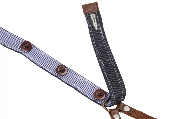 ジュンヤワタナベ マン コムデギャルソン×リーバイスJUNYA WATANABE MAN COMME des GARCONS×Levi's 裏チェックデニムサスペンダー インディゴ K-114594_006