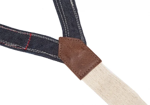 ジュンヤワタナベ マン コムデギャルソン×リーバイスJUNYA WATANABE MAN COMME des GARCONS×Levi's 裏チェックデニムサスペンダー インディゴ K-114594_007