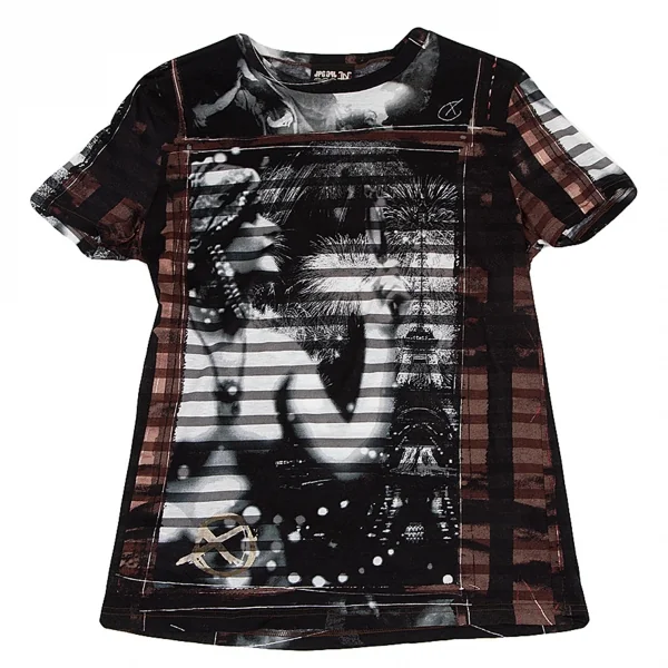 Jean Paul GAULTIER PARIS Printed T-shirt Black 48 K-114597_001