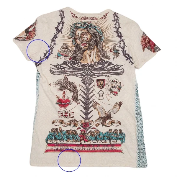 Jean-Paul GAULTIER Tatoo Printed T Shirt K-114611_013