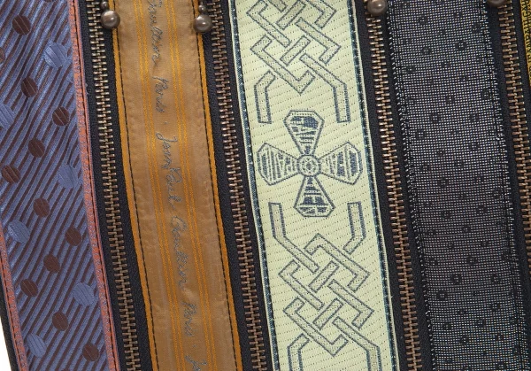 ジャンポールゴルチエJean Paul GAULTIER ファブリックジップ切替トートバッグ マルチ K-114634_003