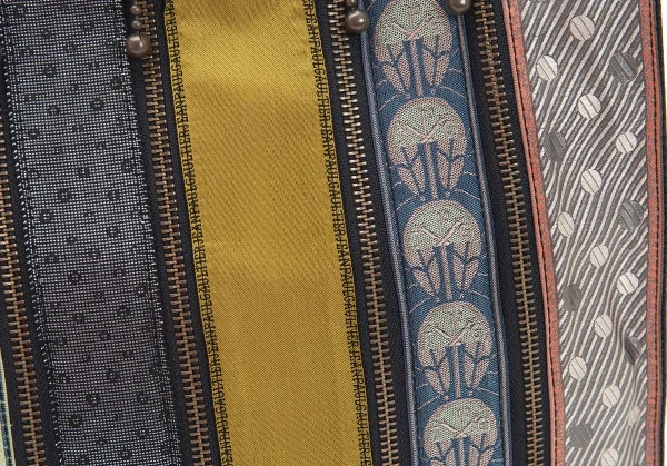 ジャンポールゴルチエJean Paul GAULTIER ファブリックジップ切替トートバッグ マルチ K-114634_004