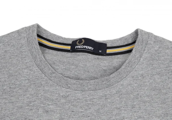 フレッドペリーFRED PERRY レジメンタルストライプ胸ポケットTシャツ グレーM K-114638_002