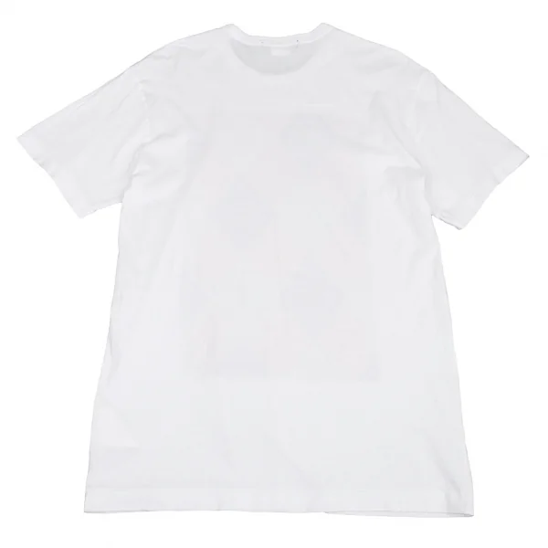 コムデギャルソン オムドゥCOMME des GARCONS HOMME DEUX アーガイルニットプリントTシャツ 白L K-114640_009