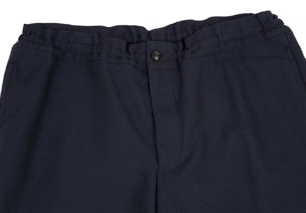 コムデギャルソン オムドゥCOMME des GARCONS HOMME DEUX エステルウールイージーパンツ 紺M K-114641_002