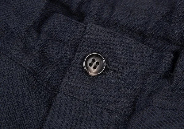 コムデギャルソン オムドゥCOMME des GARCONS HOMME DEUX エステルウールイージーパンツ 紺M K-114641_003