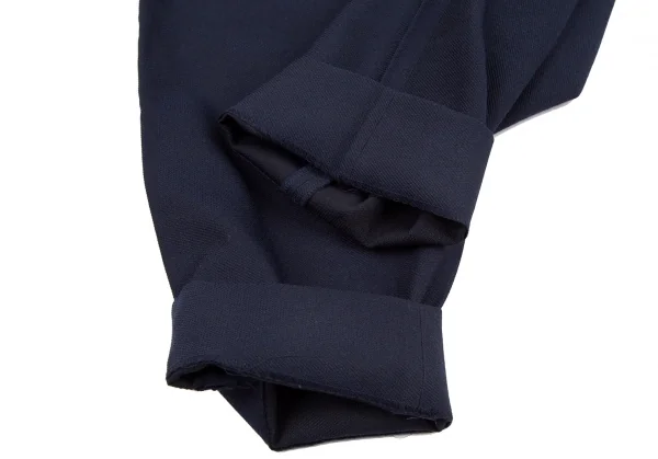 コムデギャルソン オムドゥCOMME des GARCONS HOMME DEUX エステルウールイージーパンツ 紺M K-114641_007