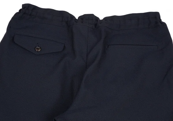 コムデギャルソン オムドゥCOMME des GARCONS HOMME DEUX エステルウールイージーパンツ 紺M K-114641_009