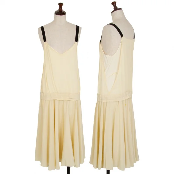 シーバイクロエSEE BY CHLOE ウエストギャザーシフォンノースリーブワンピース クリーム40 K-114648_001