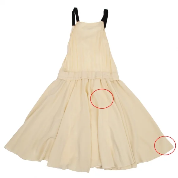 シーバイクロエSEE BY CHLOE ウエストギャザーシフォンノースリーブワンピース クリーム40 K-114648_012