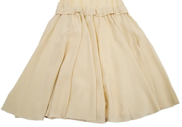 シーバイクロエSEE BY CHLOE ウエストギャザーシフォンノースリーブワンピース クリーム40 K-114648_007