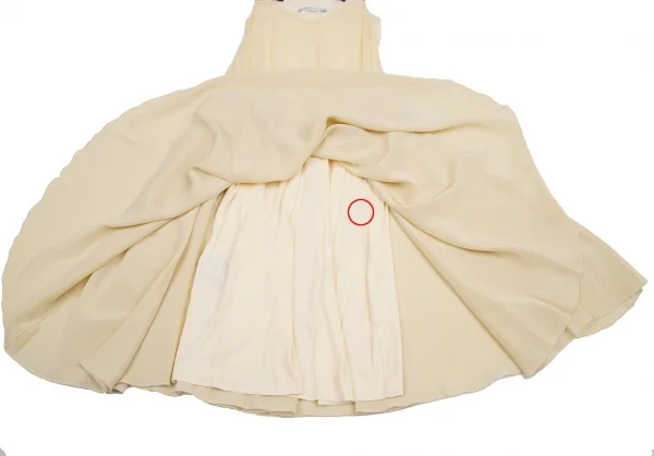 シーバイクロエSEE BY CHLOE ウエストギャザーシフォンノースリーブワンピース クリーム40 K-114648_008