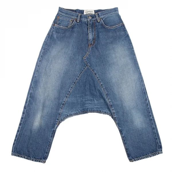 ジュンヤワタナベ コムデギャルソン デニムJUNYA WATANABE COMME des GARCONS denim ウォッシュドデニムサルエルパンツ 淡インディゴS K-114656_001
