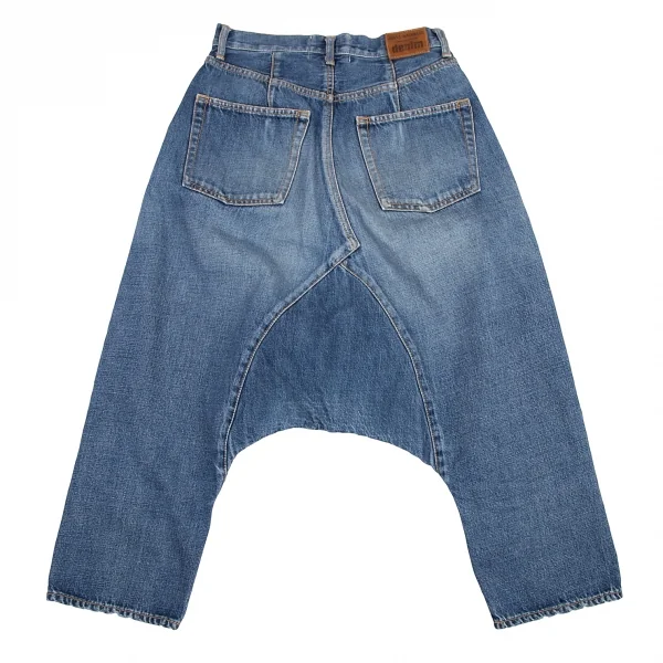 ジュンヤワタナベ コムデギャルソン デニムJUNYA WATANABE COMME des GARCONS denim ウォッシュドデニムサルエルパンツ 淡インディゴS K-114656_011