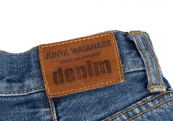 ジュンヤワタナベ コムデギャルソン デニムJUNYA WATANABE COMME des GARCONS denim ウォッシュドデニムサルエルパンツ 淡インディゴS K-114656_013