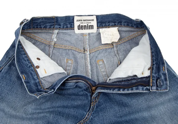 ジュンヤワタナベ コムデギャルソン デニムJUNYA WATANABE COMME des GARCONS denim ウォッシュドデニムサルエルパンツ 淡インディゴS K-114656_004