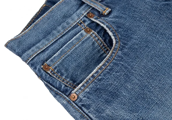 ジュンヤワタナベ コムデギャルソン デニムJUNYA WATANABE COMME des GARCONS denim ウォッシュドデニムサルエルパンツ 淡インディゴS K-114656_006